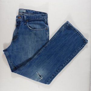 Wrangler Men's Blue Jeans Relaxed Boot Size 33/30